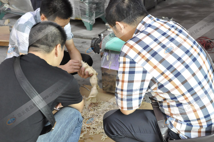 多功能切菜機切牛肚絲圖集