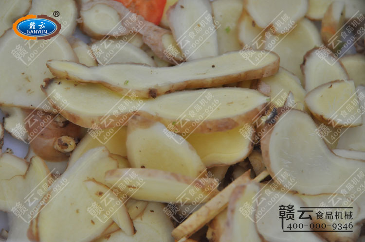 切生姜片的效果