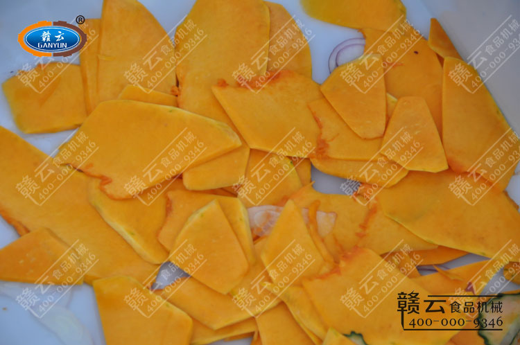 切南瓜片的效果