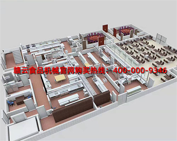 中央廚房設(shè)備建設(shè)布局圖 中央廚房設(shè)備建設(shè)布局圖